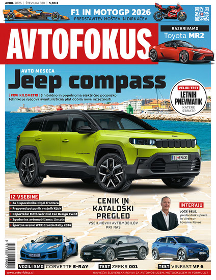 Največja slovenska revija za avtomobilizem, motociklizem in formulo 1.