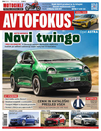 Največja slovenska revija za avtomobilizem, motociklizem in formulo 1.