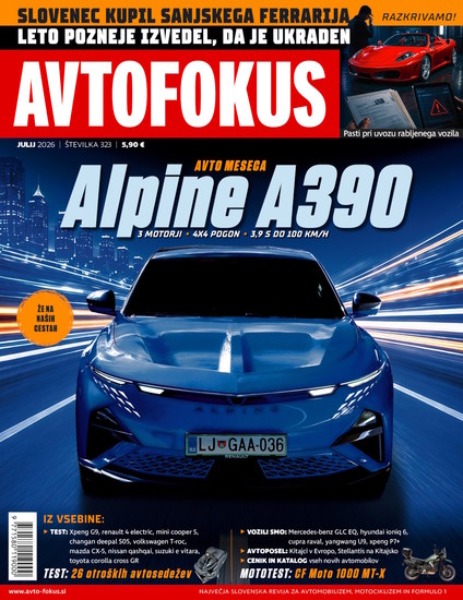 Največja slovenska revija za avtomobilizem, motociklizem in formulo 1.