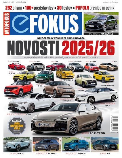 Največja slovenska revija za avtomobilizem, motociklizem in formulo 1.